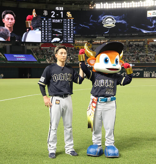オリックス】森友哉57打席目で待望の1号は令和8888号「うれしいっす
