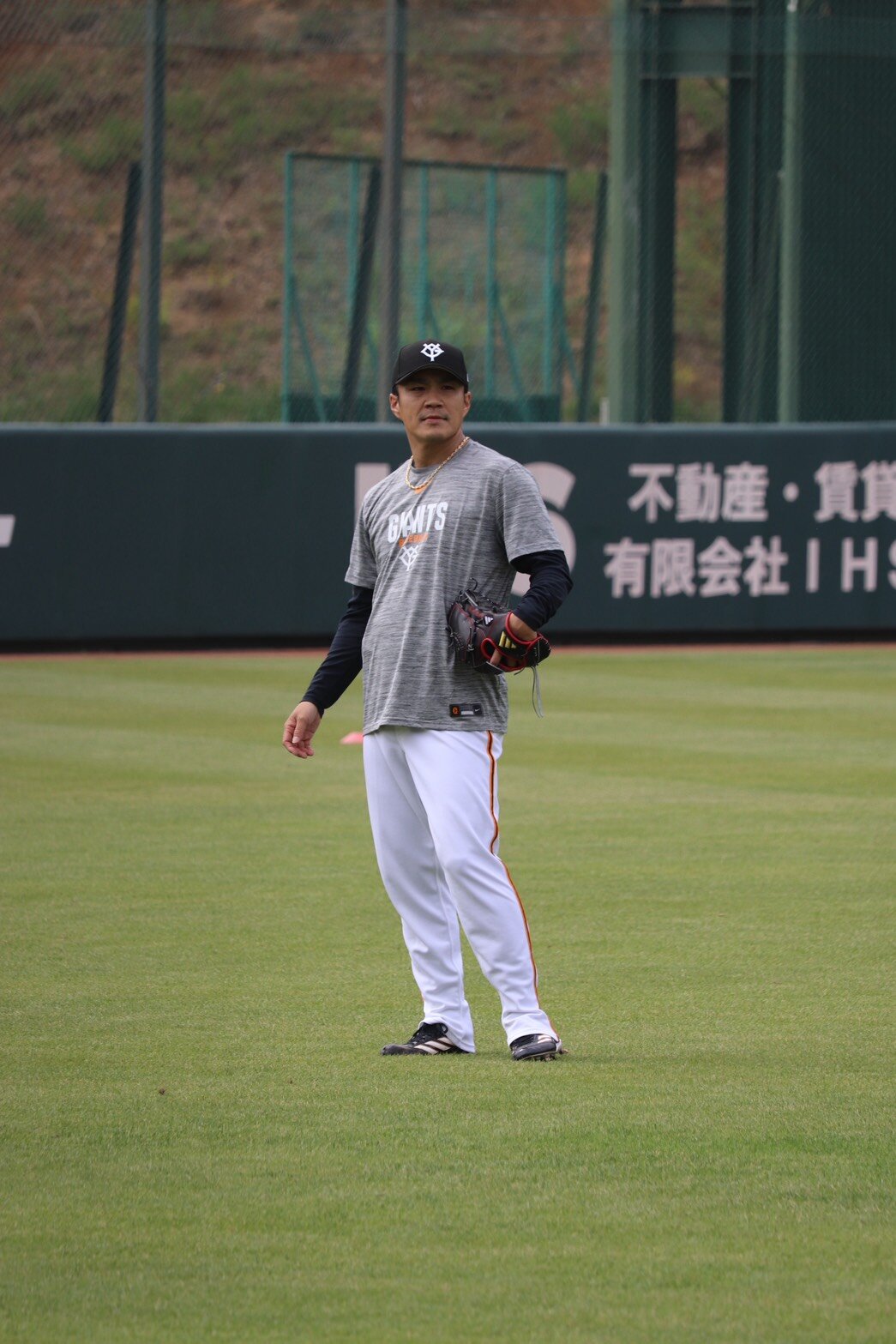 ジャイアンツ球場で調整する巨人則本昂大