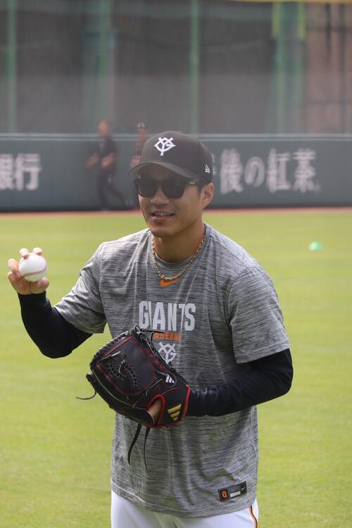 巨人】則本昂大が初上陸長野で移籍後初白星へ「いいそばを見つけて食べ