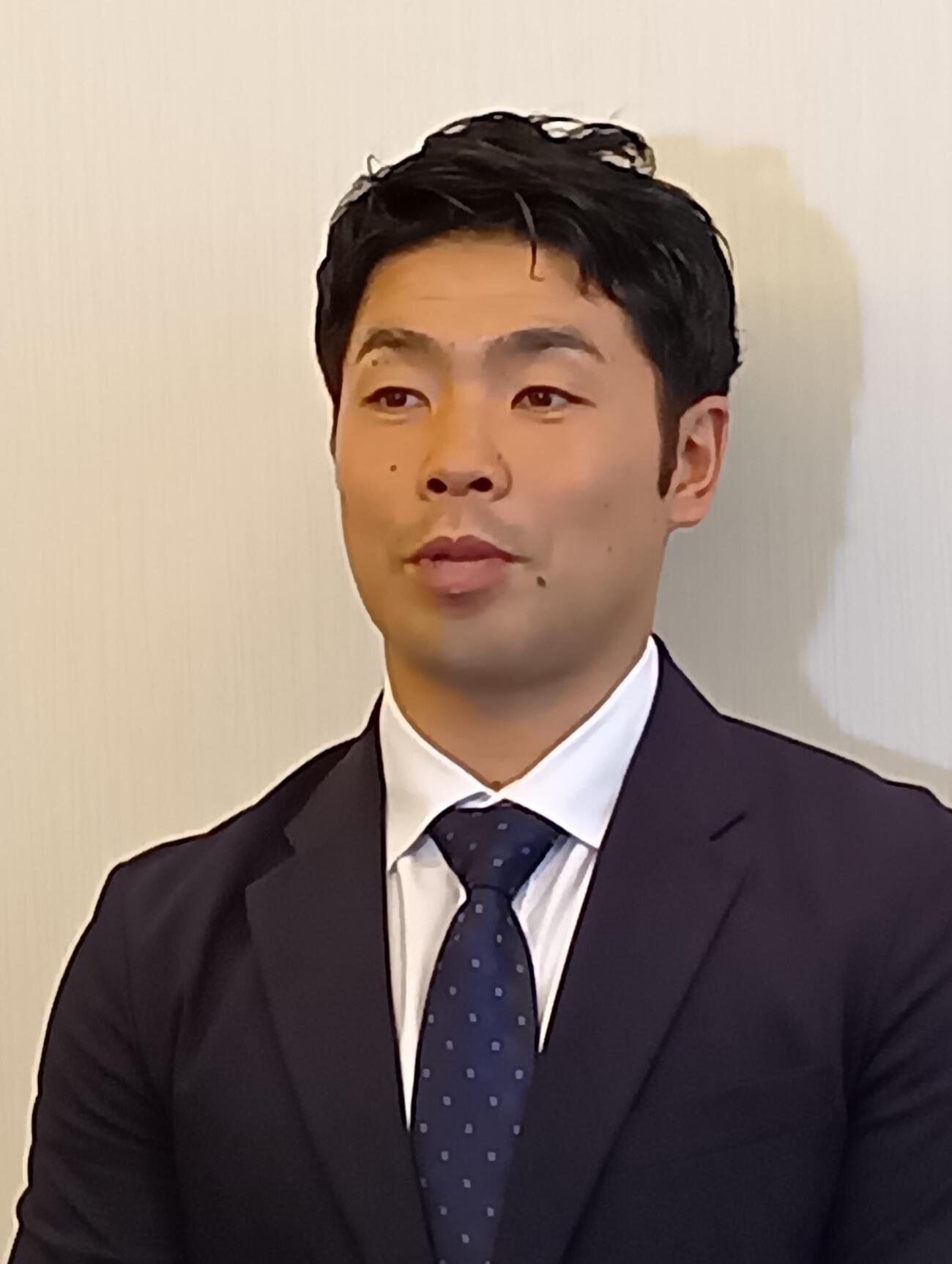 NPBと選手会の事務折衝に出席したプロ野球選手会のソフトバンク近藤健介会長