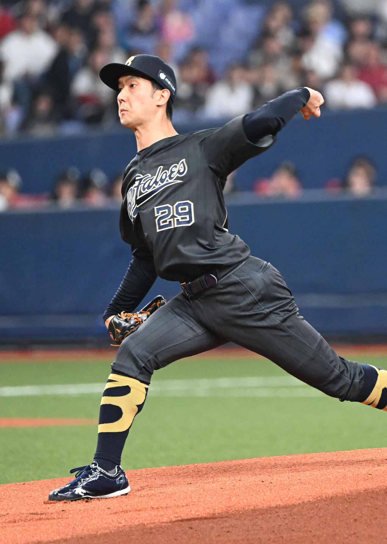 3月29日楽天戦に先発した田嶋大樹
