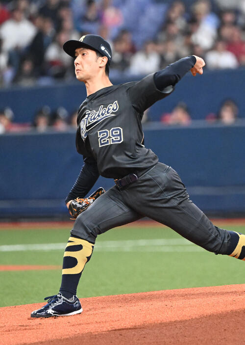 3月29日楽天戦に先発した田嶋大樹