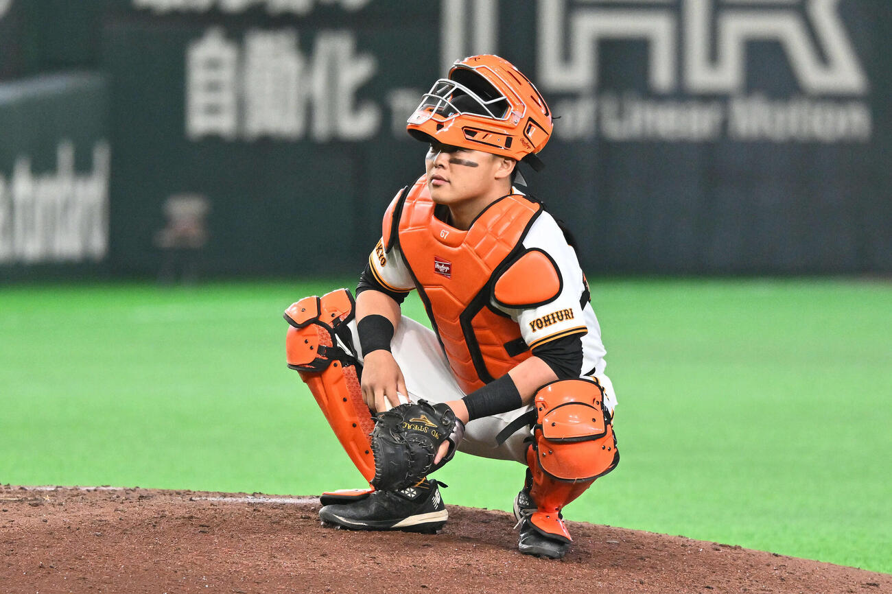 巨人山瀬慎之助（2026年3月撮影）