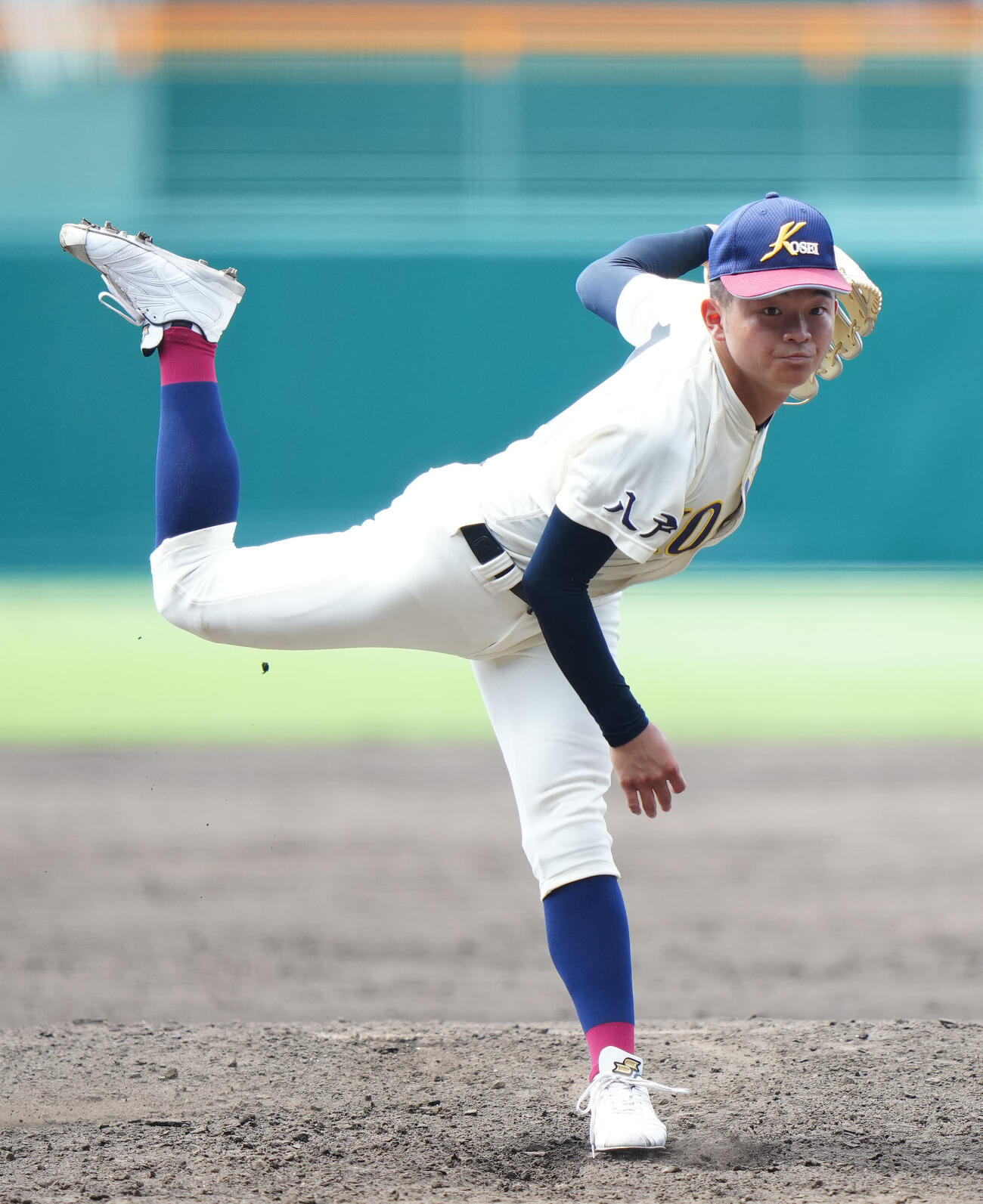 八戸学院光星時代の冨井翼（2022年8月撮影）