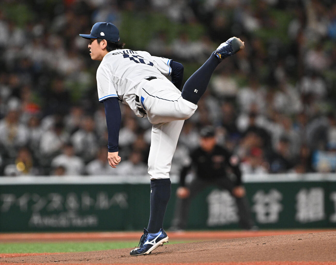 西武対ソフトバンク　西武先発の隅田知一郎（撮影・滝沢徹郎）