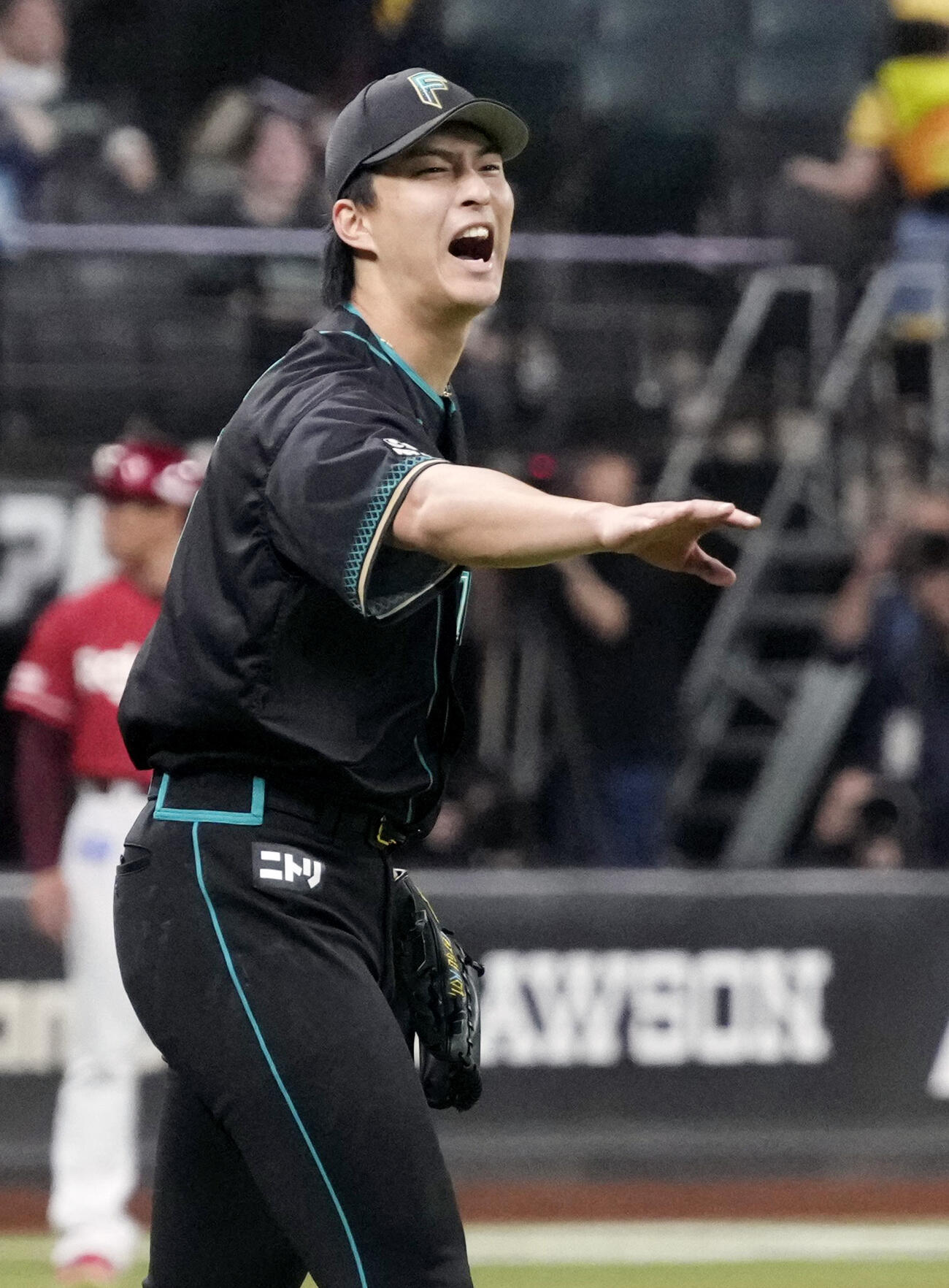 楽天戦に先発し、7回1失点で2勝目を挙げた日本ハム・達＝エスコンフィールド