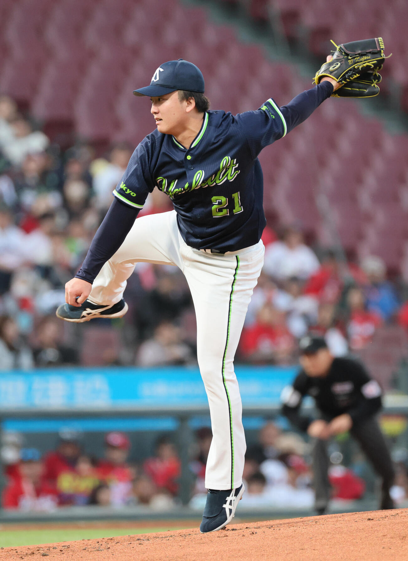 広島対ヤクルト　ヤクルト先発の吉村貢司郎（撮影・加藤孝規）