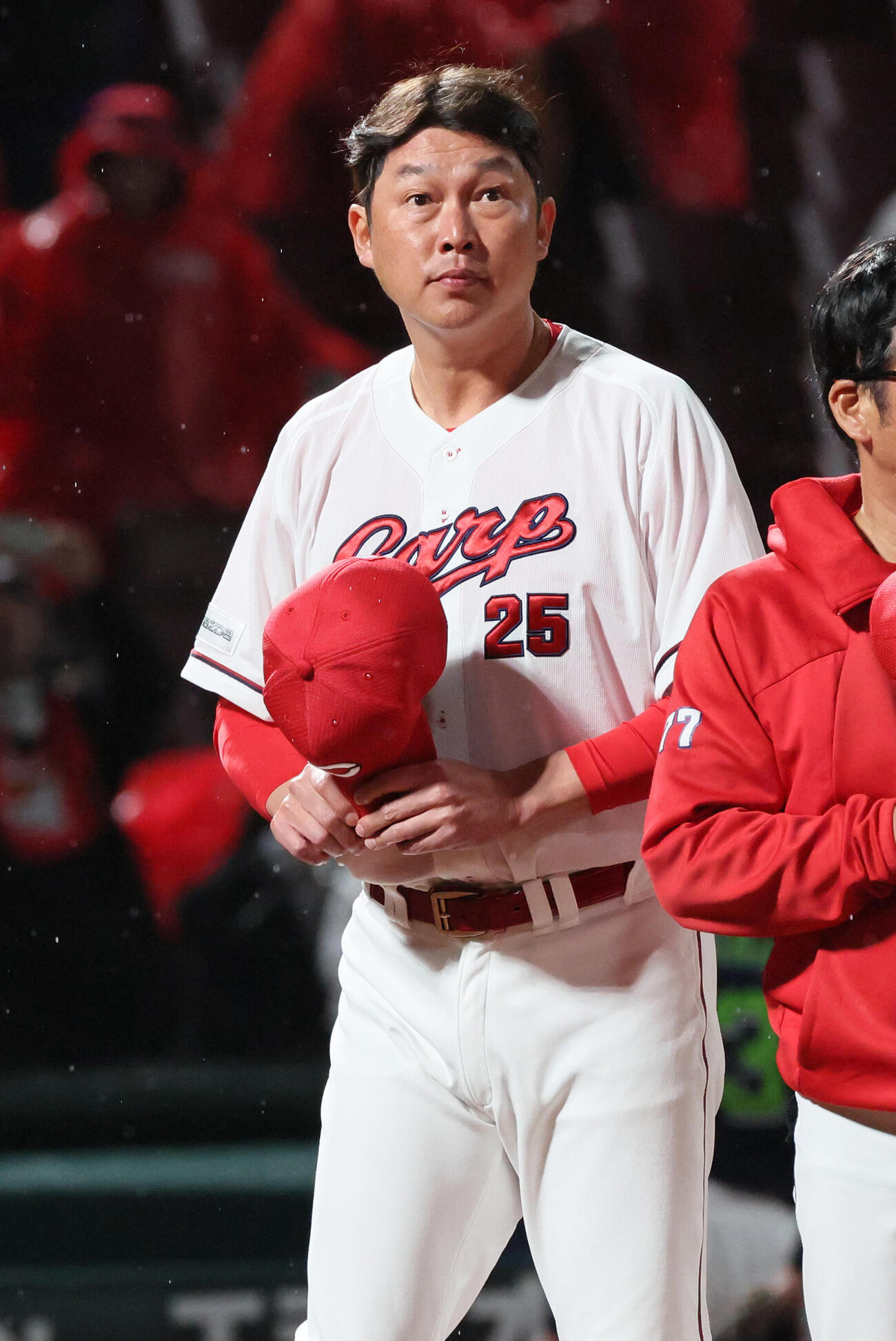 広島対ヤクルト　敗れた新井貴浩監督（撮影・加藤孝規）