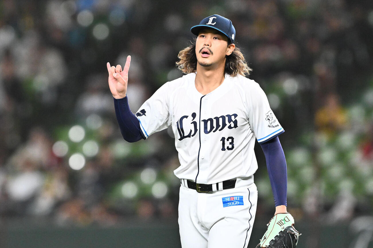 西武対ソフトバンク　西武先発の高橋光成（撮影・滝沢徹郎）