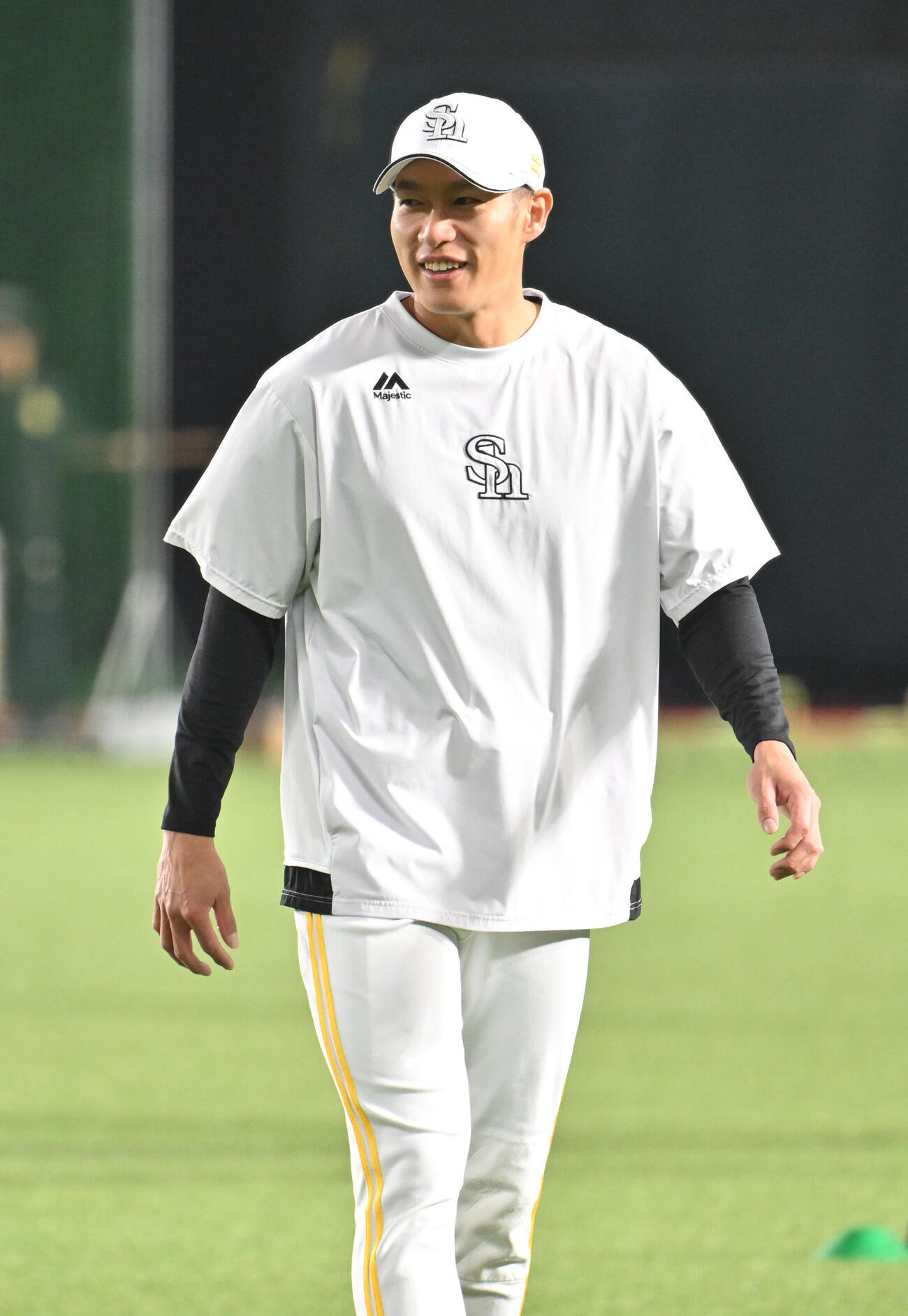熊本での勝利に向け意気込むソフトバンク柳田