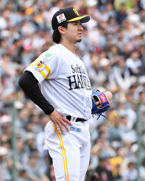 【ソフトバンク】上沢直之が今季ワースト５失点KO、２年ぶりの熊本開催も鷹党に勝利届けられず