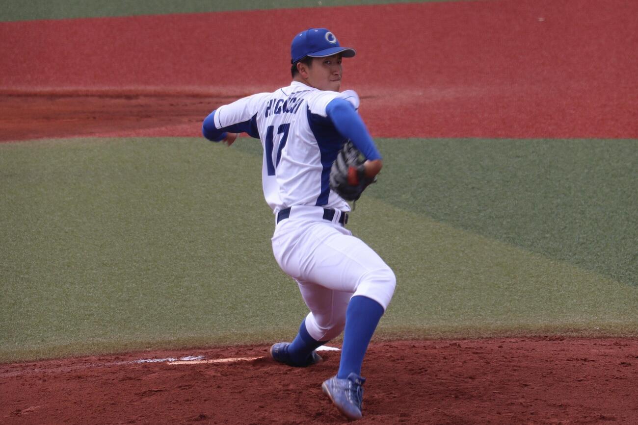 パナソニック戦に先発し9回完投勝利の王子・樋口新