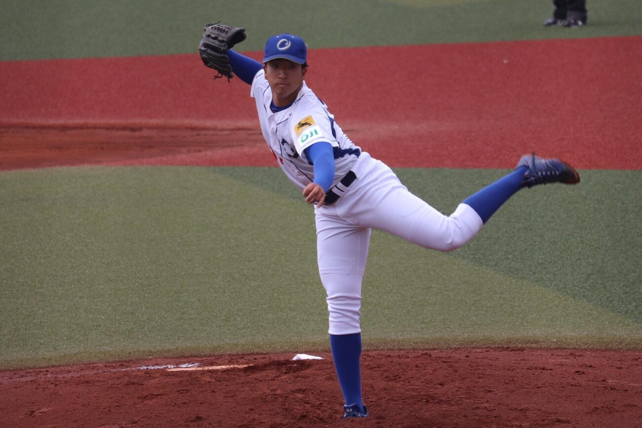 パナソニック戦に先発し9回完投勝利の王子・樋口新