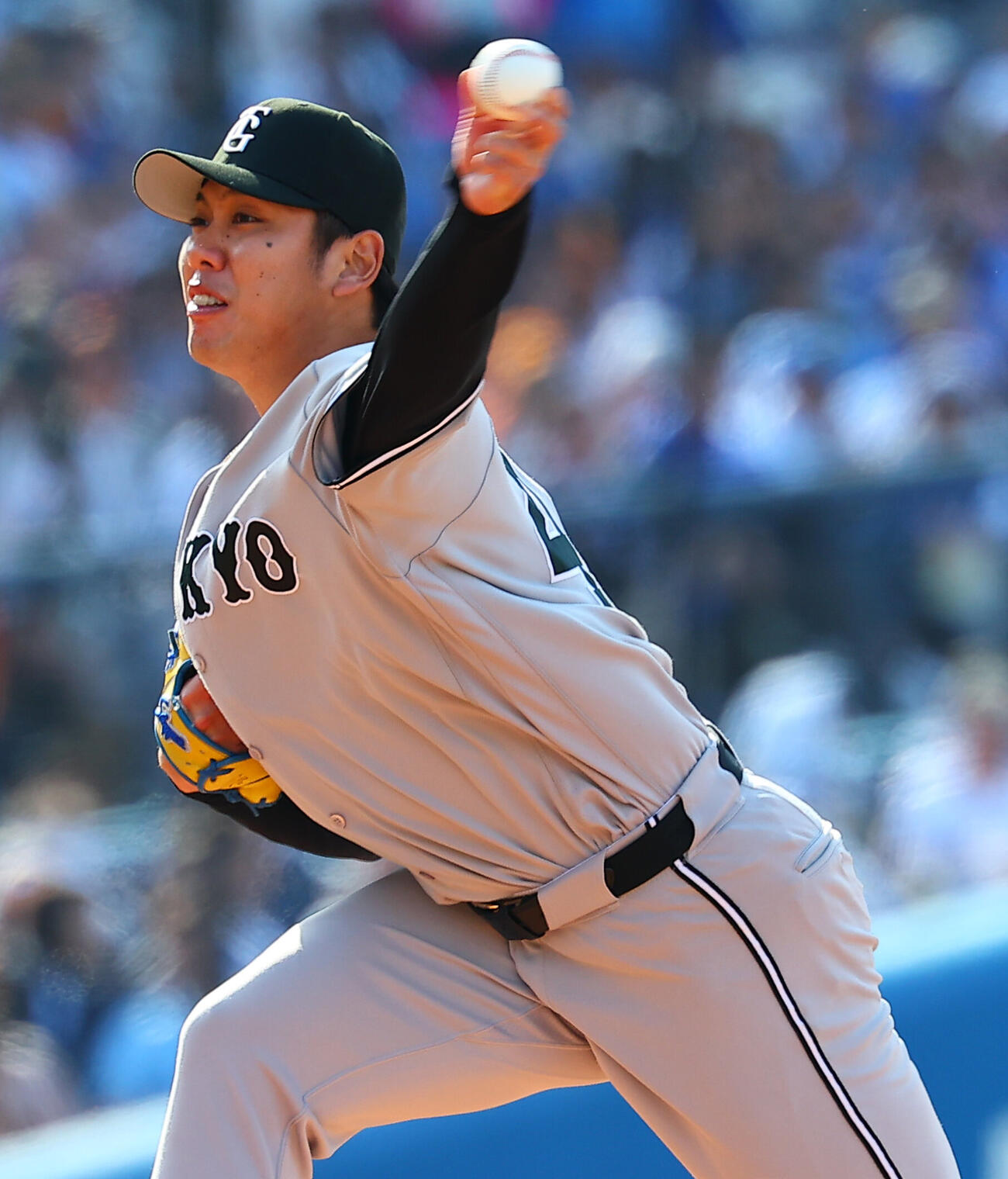 DeNA対巨人　力投する巨人又木鉄平（撮影・野上伸悟）