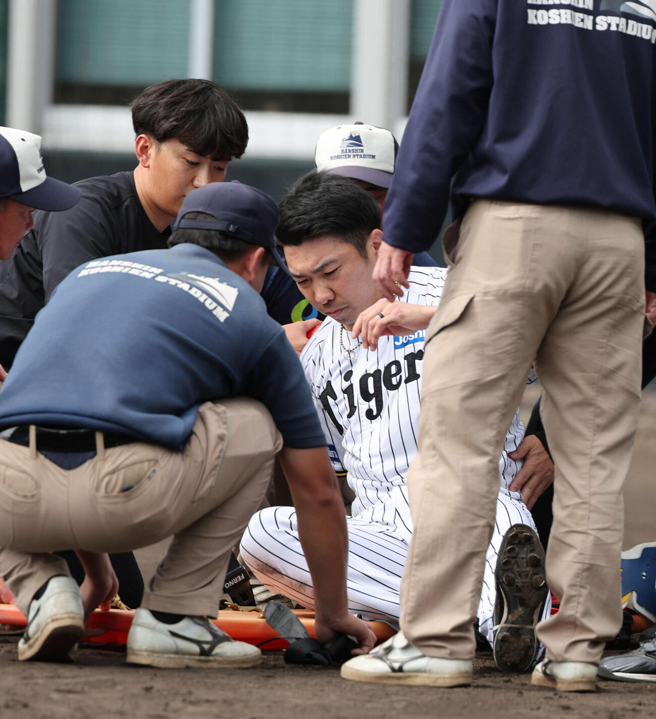 2月11日紅白戦でアキレス腱を断裂した石井大智