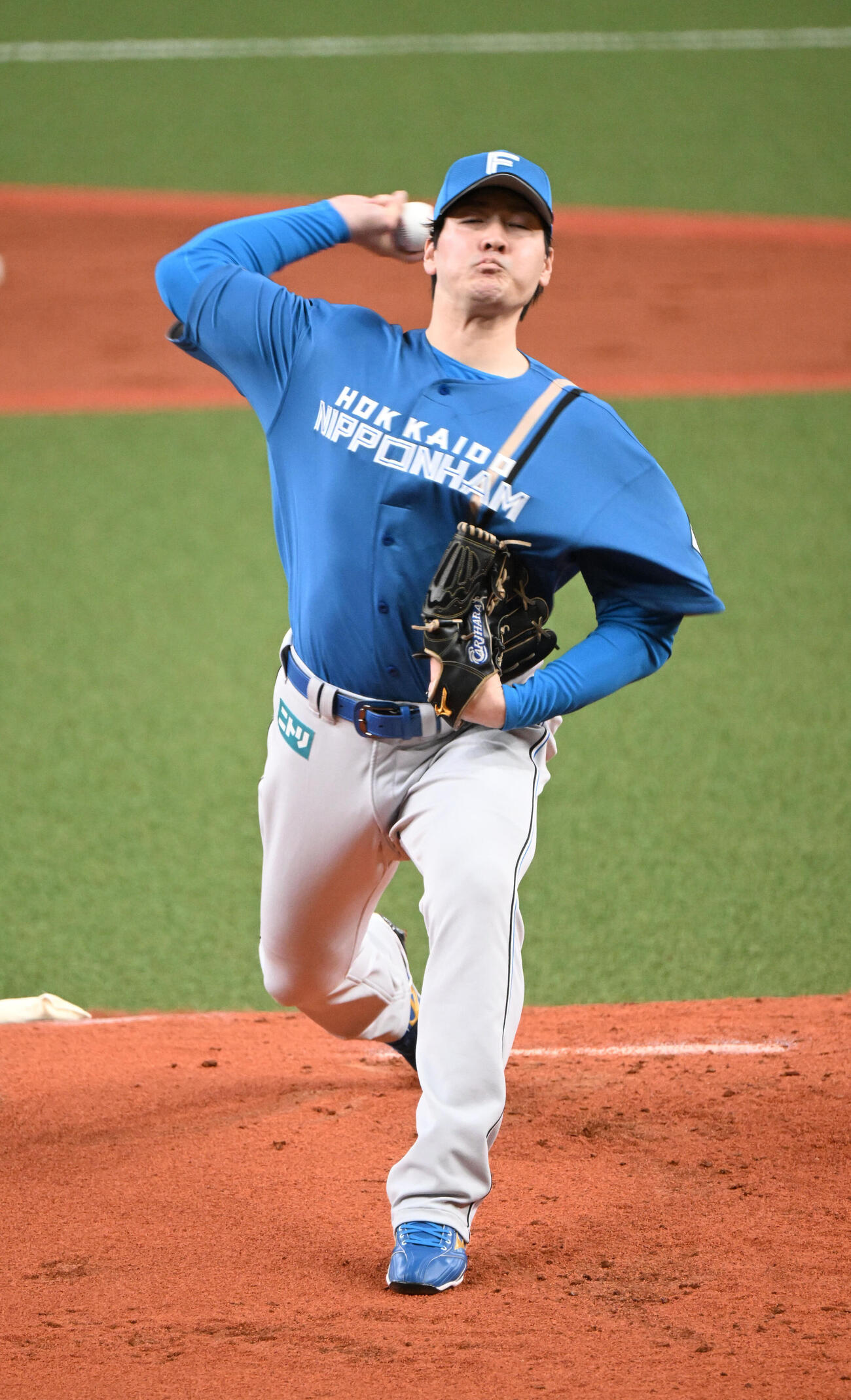 オリックス対日本ハム　先発する日本ハム有原航平（撮影・和賀正仁）