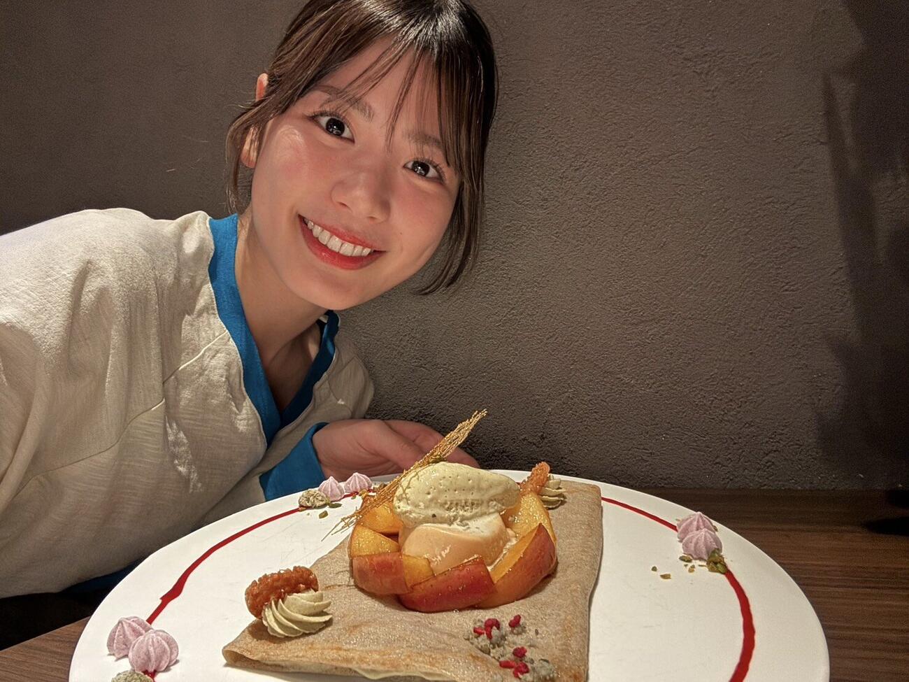 塩キャラメルとピスタチオのガレット