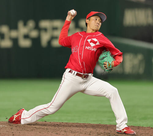 日本生命・斎藤礼二が今春18回途中０封で幕、都市対抗予選へ　母のいとこ井森美幸も密かに応援