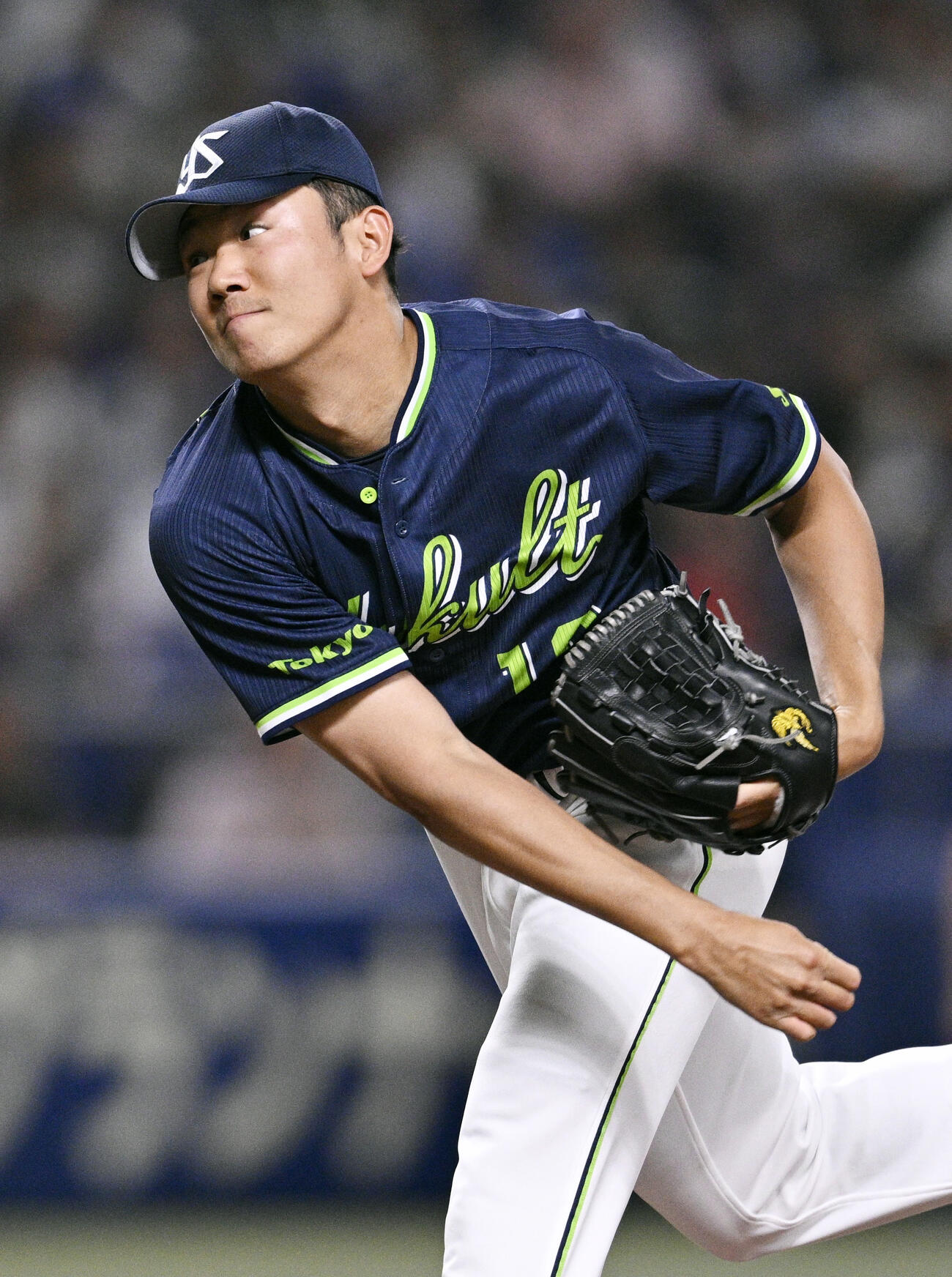 中日戦に先発したヤクルト・奥川＝バンテリンドーム