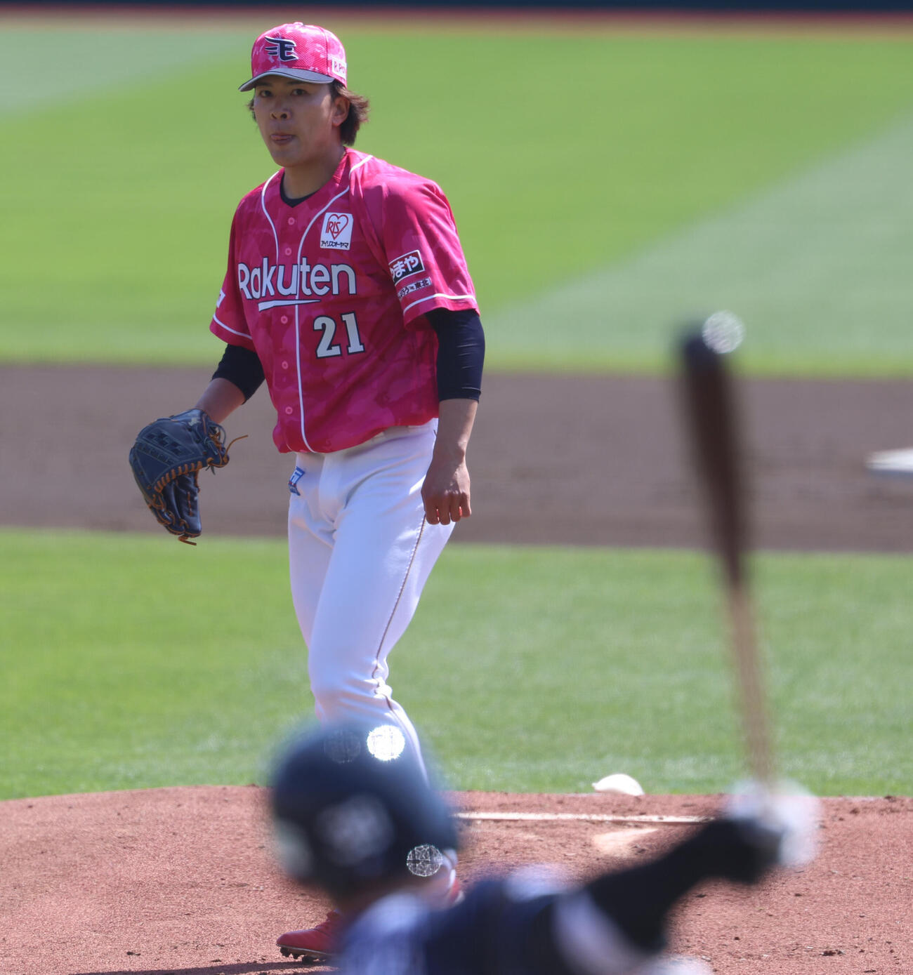 楽天対西武　2回表西武2死、平沢大河から三振を奪う早川隆久（撮影・水谷安孝）