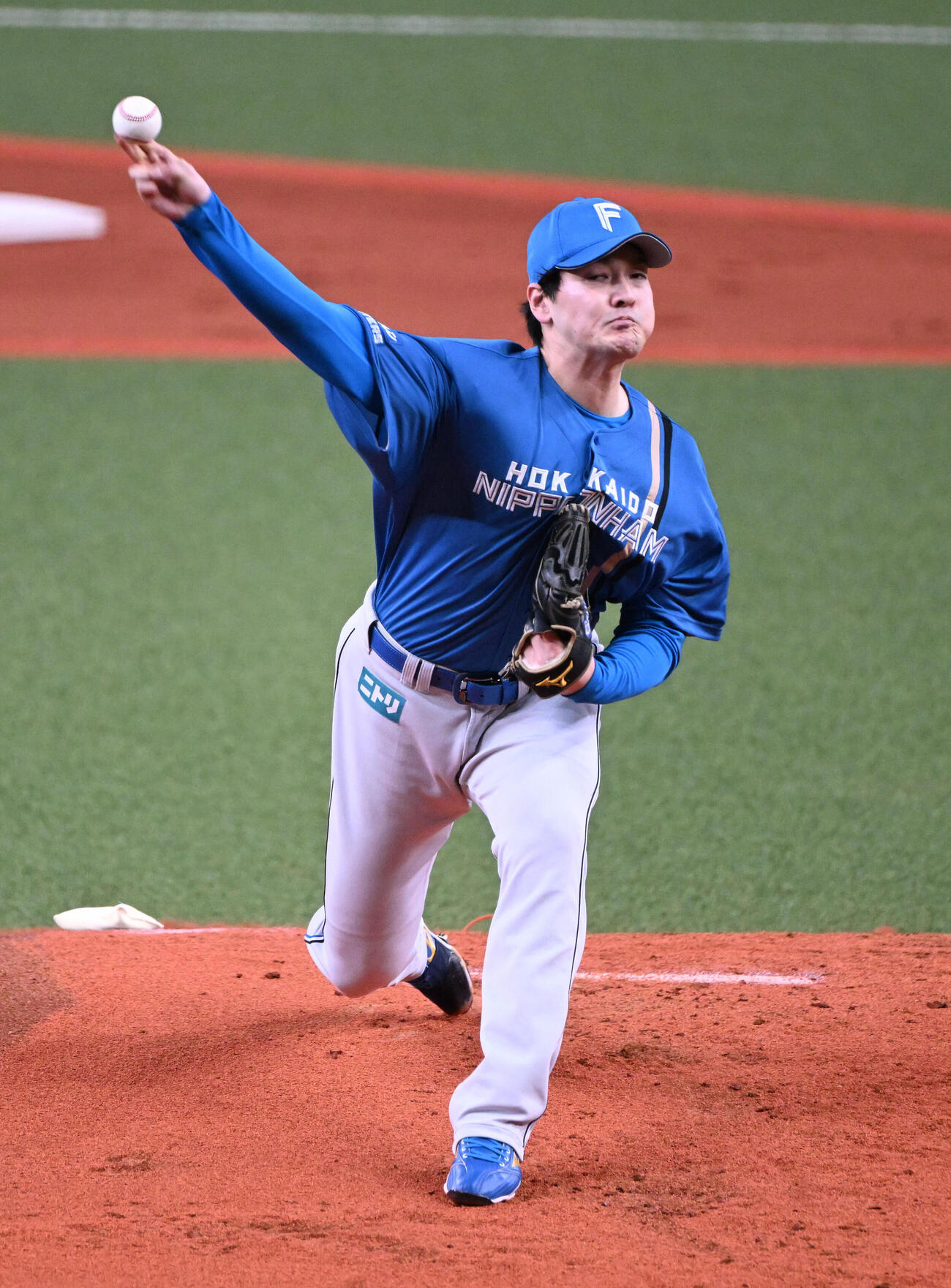 オリックス対日本ハム　先発する日本ハム有原航平（撮影・和賀正仁）