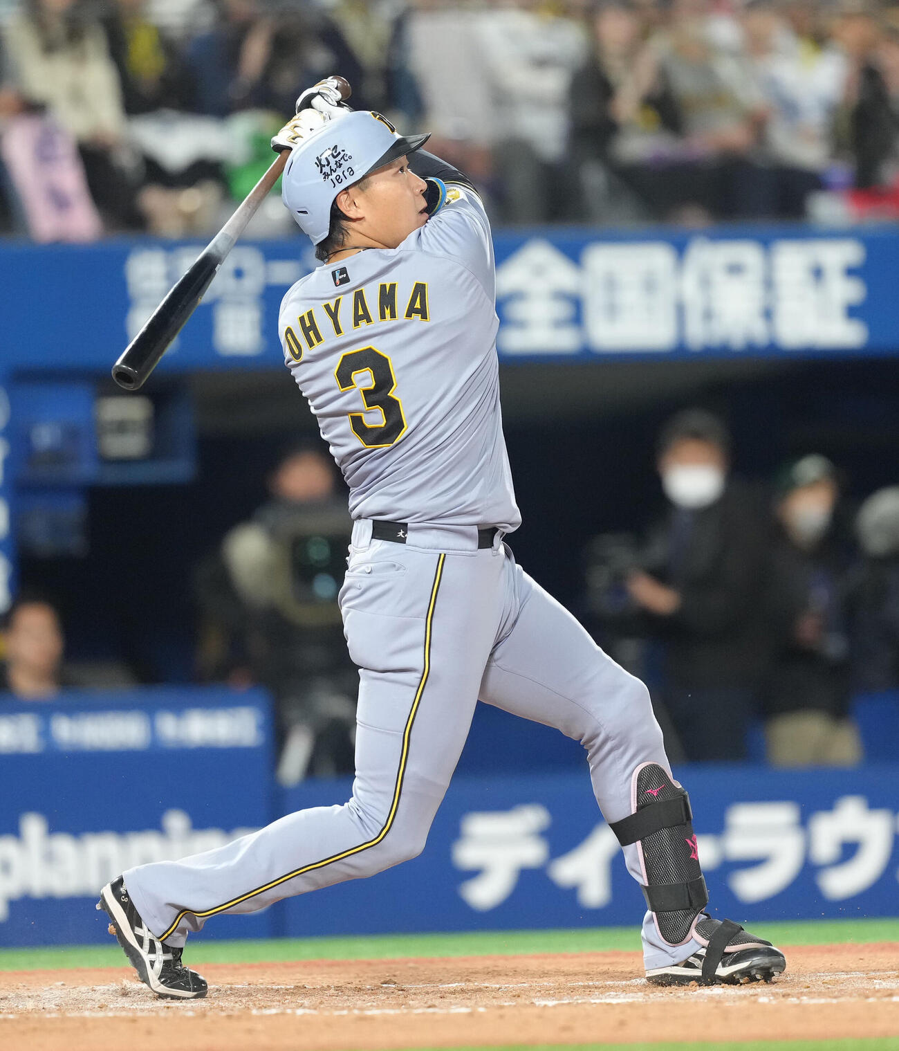 DeNA対阪神　大山悠輔は右越えに逆転満塁本塁打を放つ（2026年4月撮影）