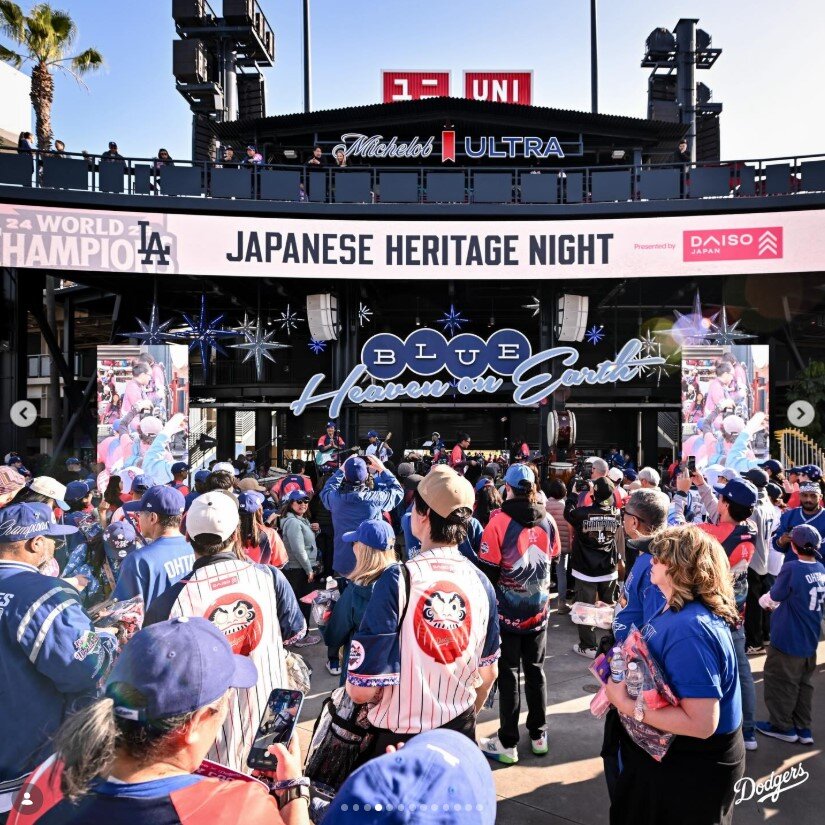 ドジャース公式インスタグラムから