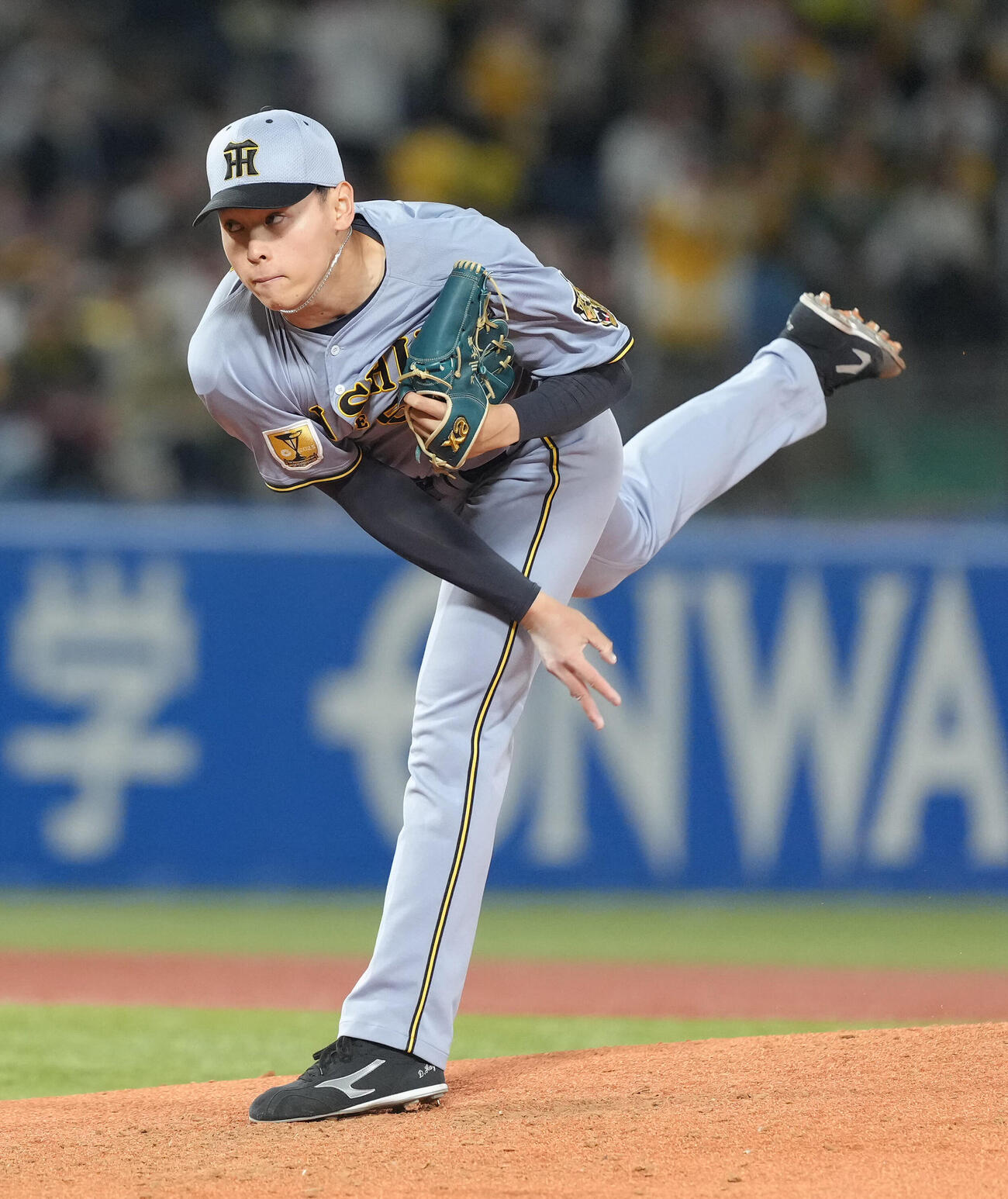 ヤクルト対阪神　3回から登板した阪神早川太貴（撮影・足立雅史）