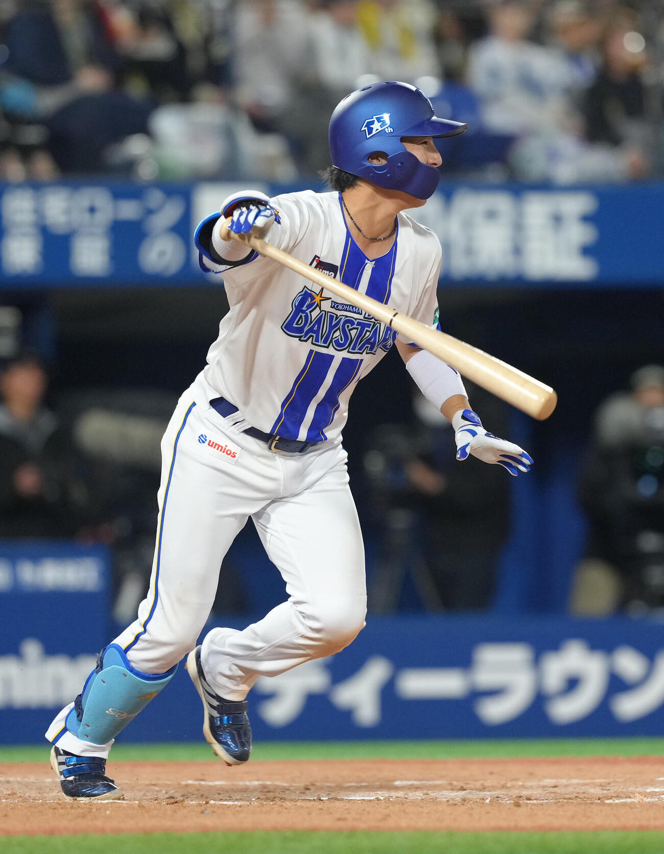 DeNA度会隆輝（2026年4月23日撮影）