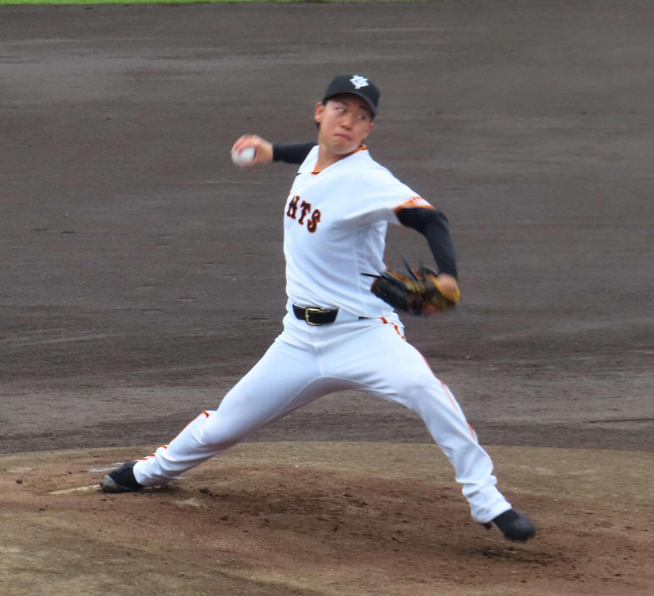 ライブBPに登板した巨人山崎伊織