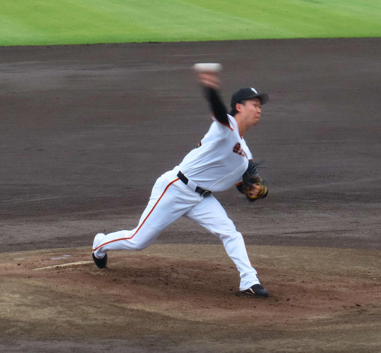 ライブBPに登板した巨人山崎伊織