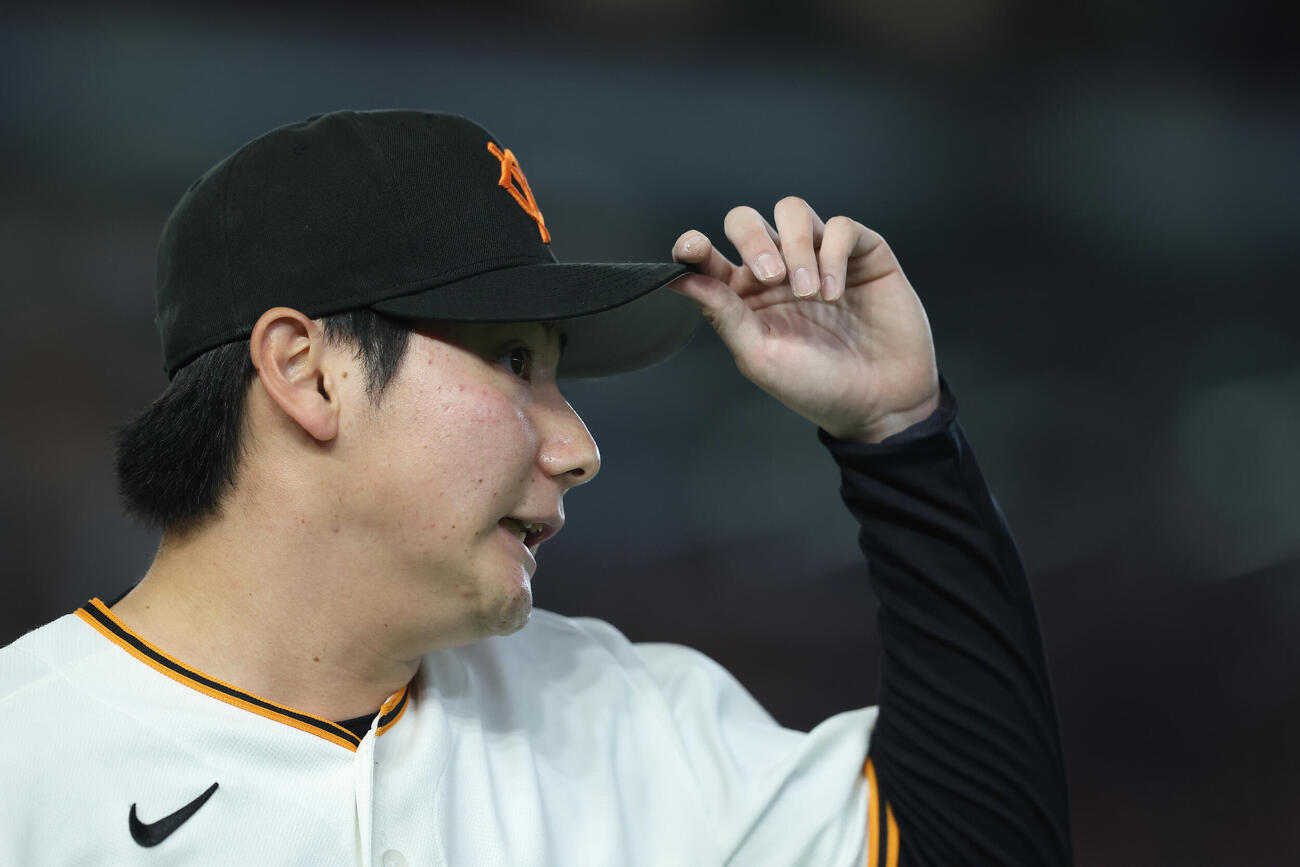 巨人対広島　2回表を抑える竹丸和幸（撮影・河田真司）