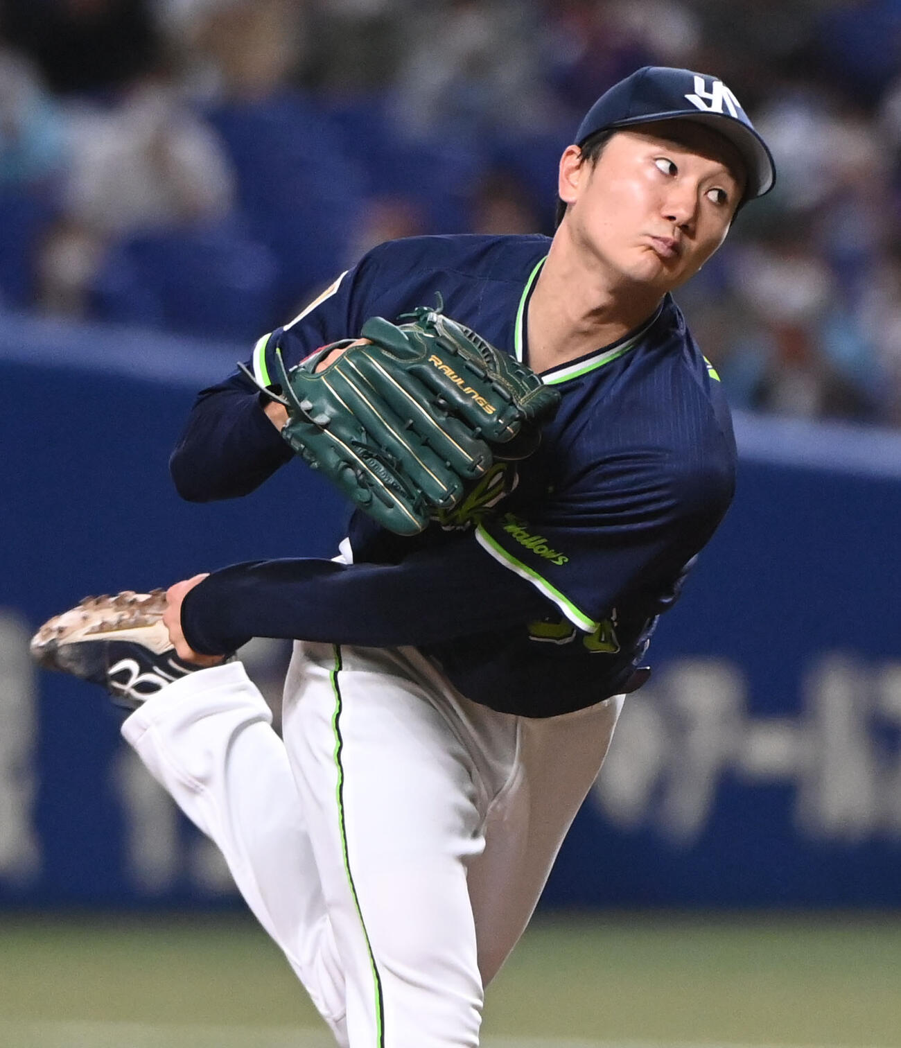 ヤクルト時代の宮台康平氏（2022年7月撮影）