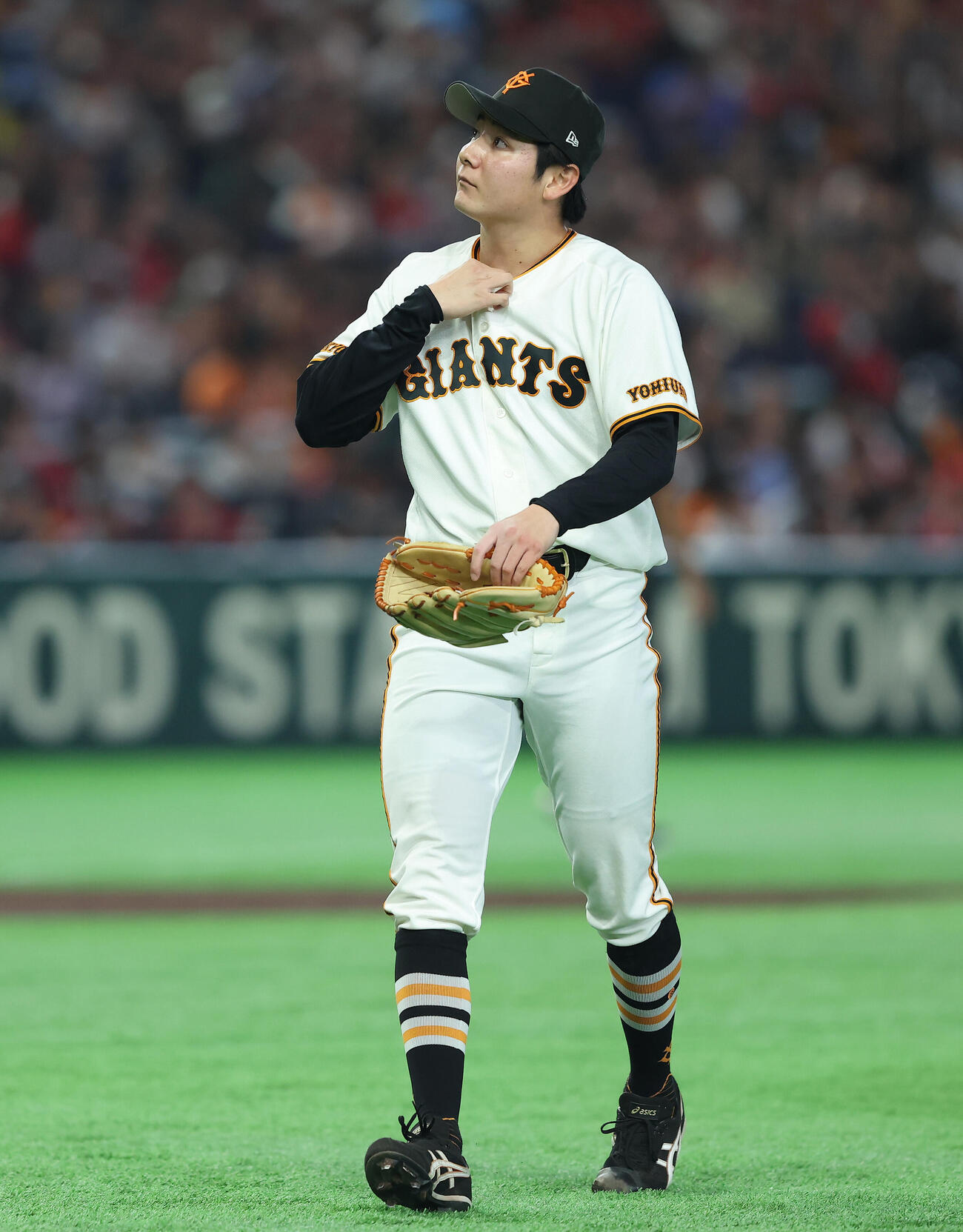 巨人対広島　1回表を3者凡退に抑える竹丸和幸（撮影・河田真司）