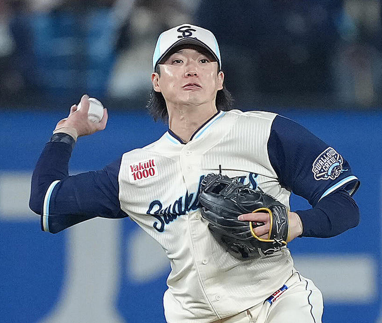 ヤクルト長岡秀樹（26年4月撮影）