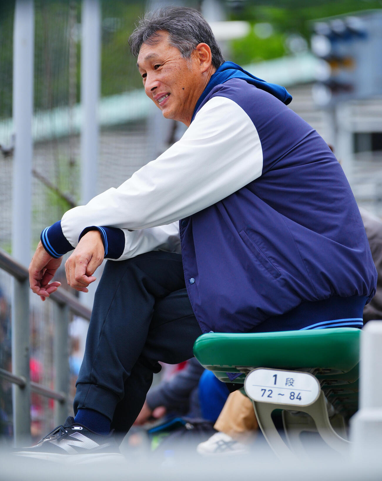 西武対広島　視察に訪れた西武西口文也監督（撮影・垰建太）