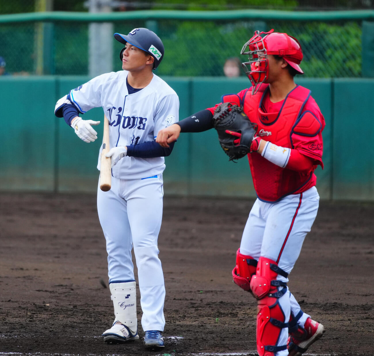 ファームリーグ交流戦　西武対広島　ファーム交流戦の広島戦に出場する西武茶野篤政（撮影・垰建太）