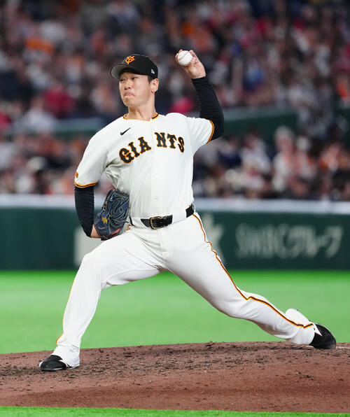 【巨人】中川皓太が７回２死一塁からチーム初安打を浴び、ノーヒットリレーがストップ