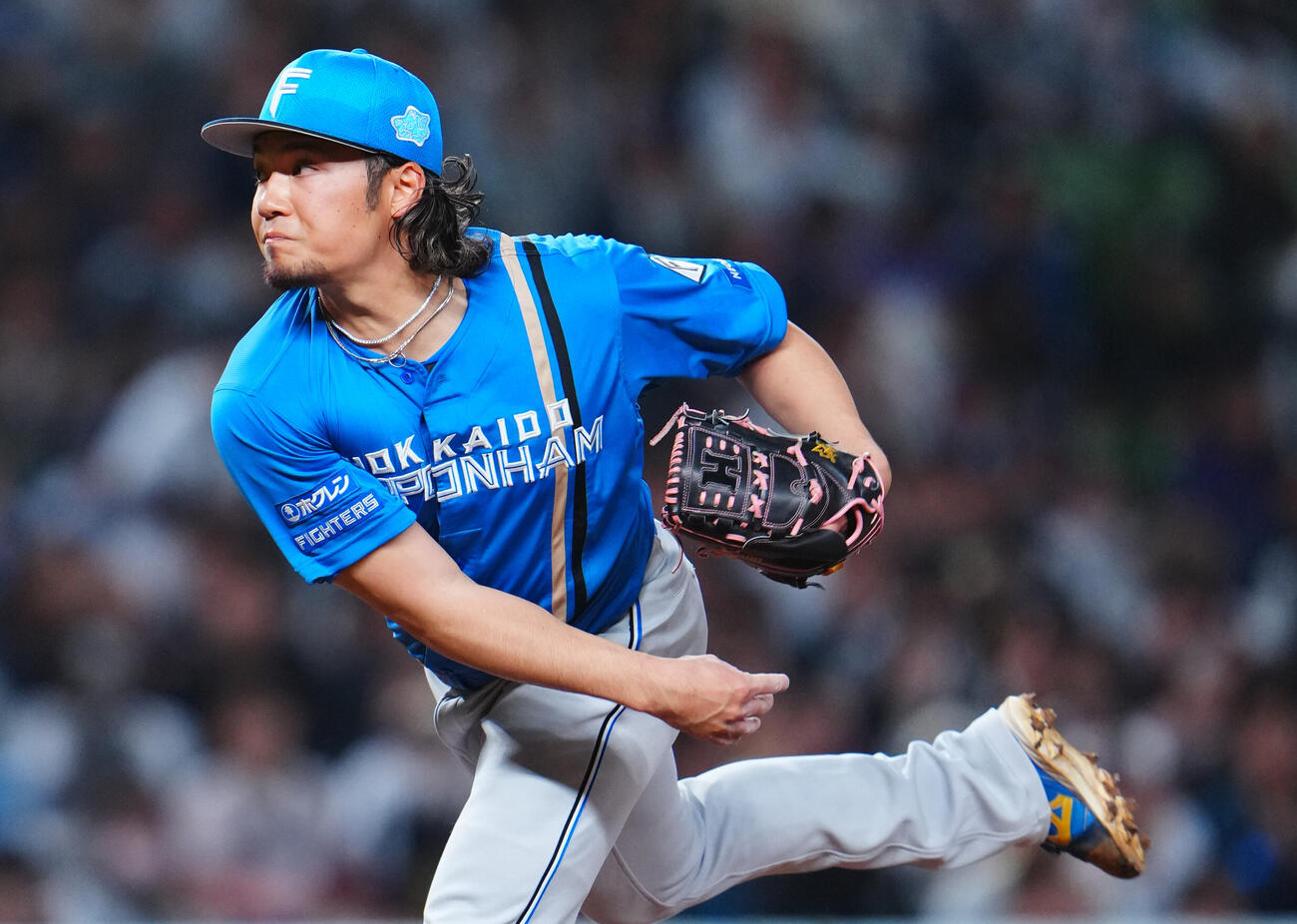西武対日本ハム　力投する日本ハム先発の伊藤大海（撮影・垰建太）