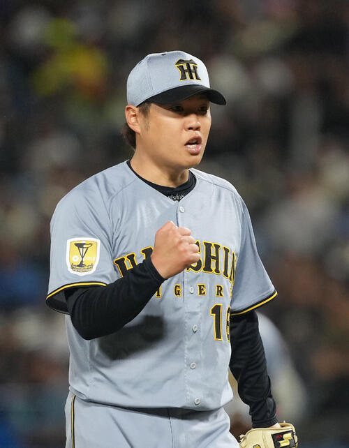阪神】西勇輝、617日ぶり白星に「長かったですね」13年ぶりバッテリー