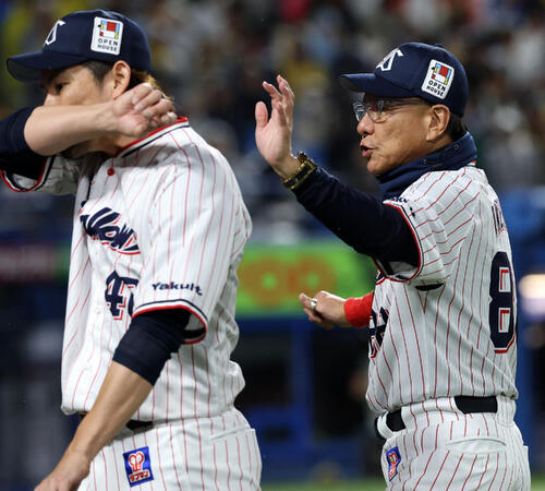 【ヤクルト】高梨裕稔を７回まで投げさせた理由は…池山隆寛監督「９連戦の三つ目で中継ぎの…」