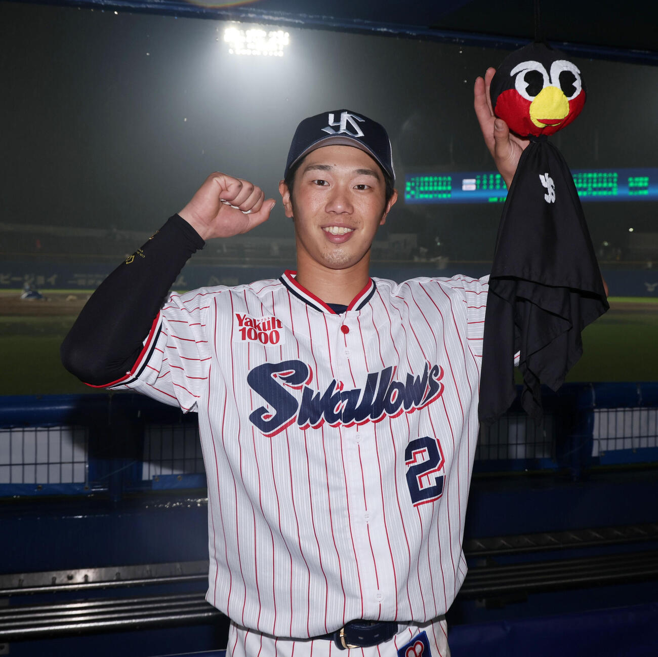 ヤクルト古賀優大（2026年4月撮影）