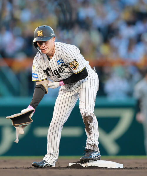 【阪神】福島圭音がプロ初２番起用に応える二塁打　単打かと思われた一打も快足飛ばす