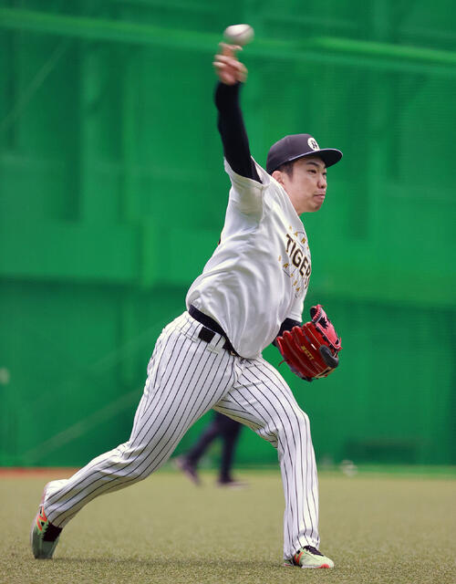 【阪神】左アキレス腱断裂の石井大智「投げられるようになってちょっと楽しく」本格的なCB再開