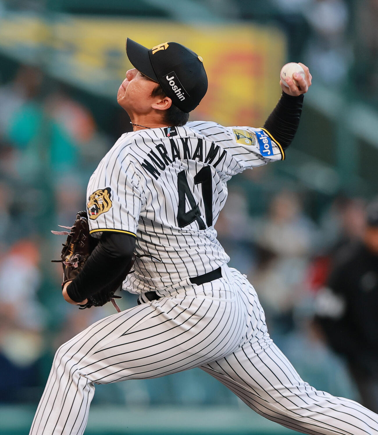 阪神対巨人　阪神先発の村上頌樹（撮影・上山淳一）