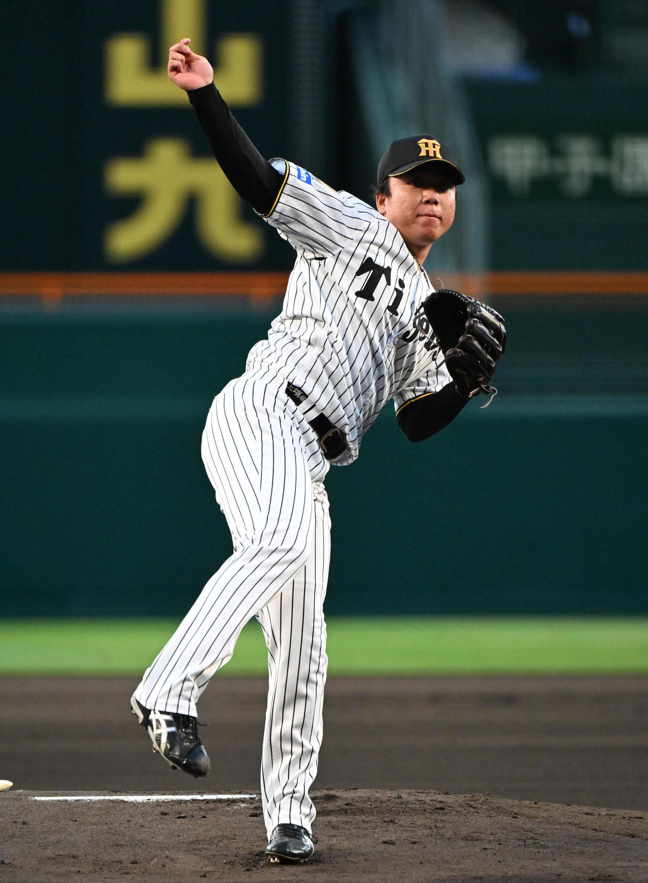 阪神先発の阪神村上頌樹（撮影・石井愛子）