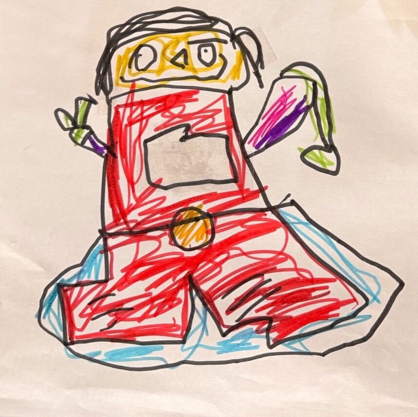 広島栗林4歳長女似顔絵