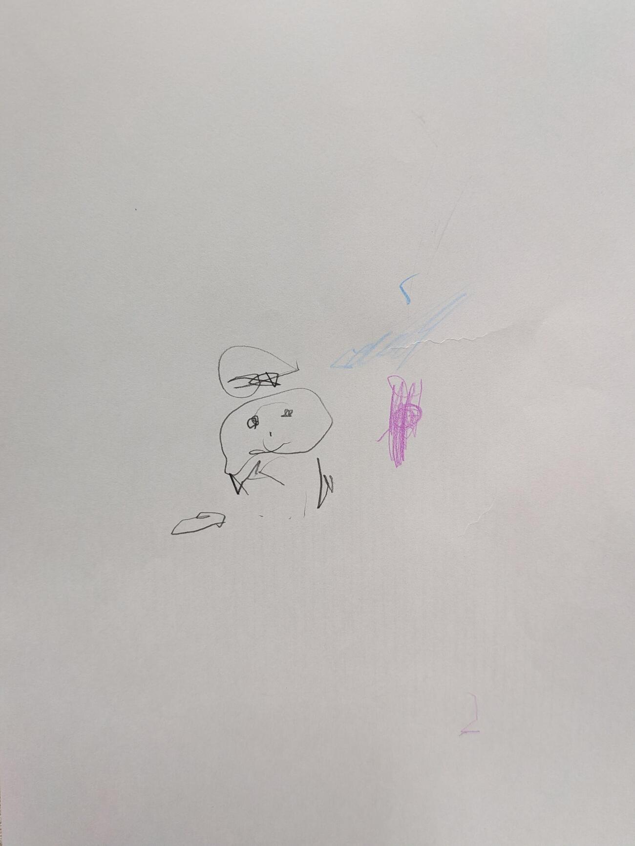 阪神坂本の2歳次女が描いた絵