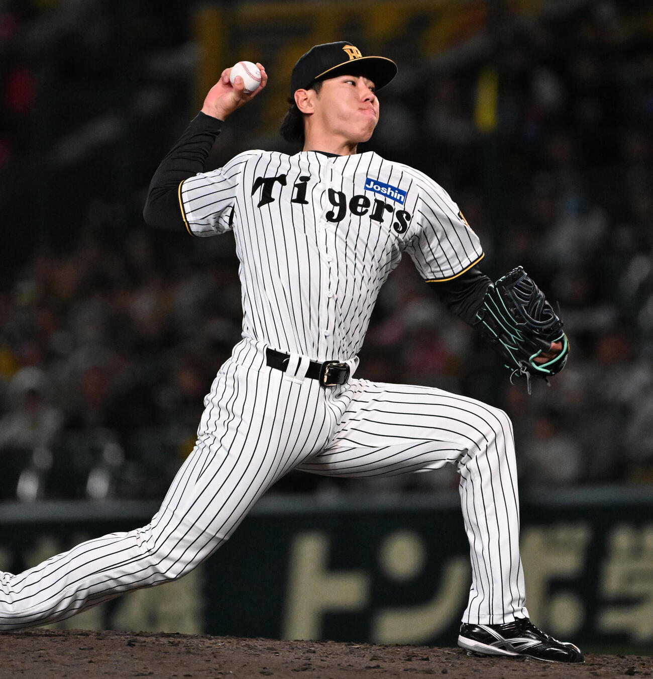 阪神対巨人　阪神4番手の工藤泰成（撮影・石井愛子）