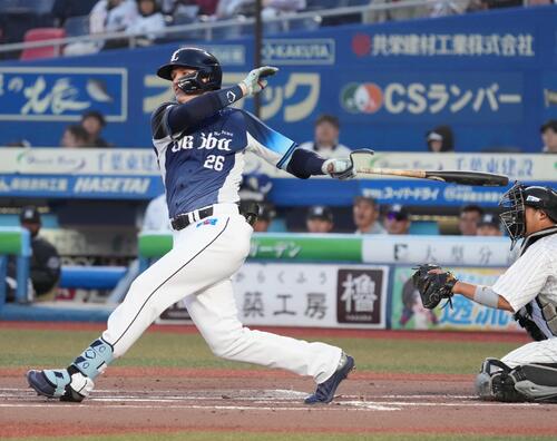 西武】今季初スタメンマスクの柘植世那が3安打 記者の夢を「正夢